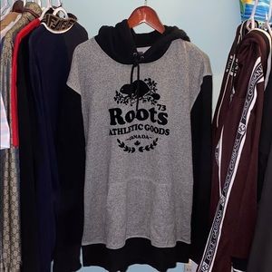 Roots Salt & Pepper Hoodie in XXL